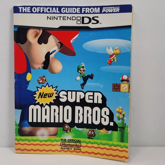 New Super Mario Bros Official Nintendo DS Players Guide Nintendo Power 2006 - Picture 1 of 5